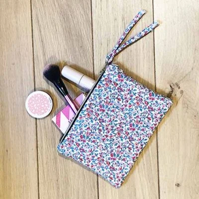 Kit Couture Craftine Pochette plate matelassée Sweet Flower