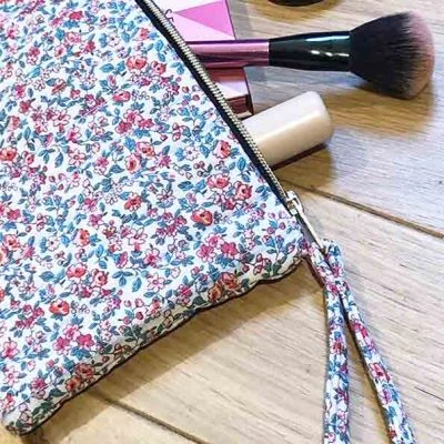 Kit Couture Craftine Pochette plate matelassée Sweet Flower