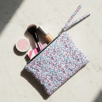 Kit Couture Craftine Pochette plate matelassée Sweet Flower