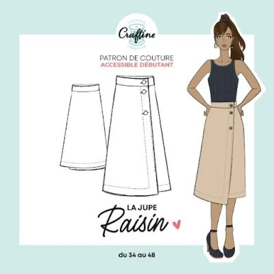 Patron Craftine Jupe Raisin