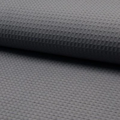 Tissu Nid d&#039;abeille Gris anthracite - Par 10 cm