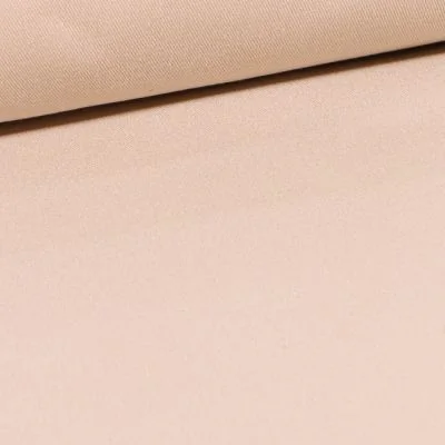 Tissu Coton Sergé d&#039;ameublement uni Taupe - Par 10 cm