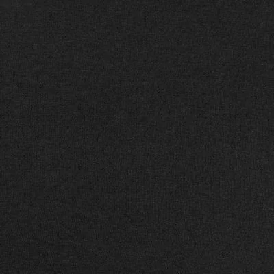 Tissu Jersey Coton ajouré uni Noir - Par 10 cm