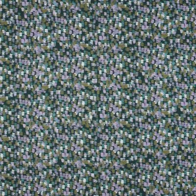 Tissu Satin de Coton digital Marquis sur fond Vert émeraude - Par 10 cm