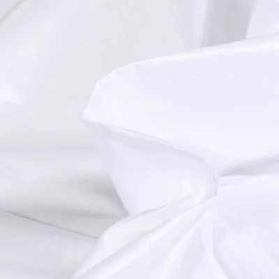 Tissu Déperlant k-way uni Blanc - Par 10 cm