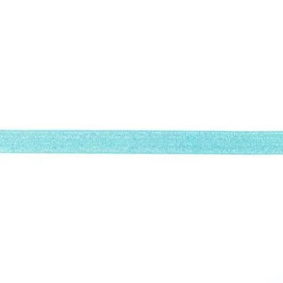 Élastique Plat Lurex 20 mm Aqua x1m