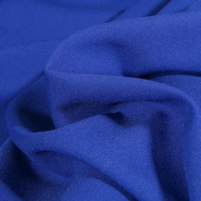 Tissu Burlington Grande largeur uni Bleu roi - Par 10 cm