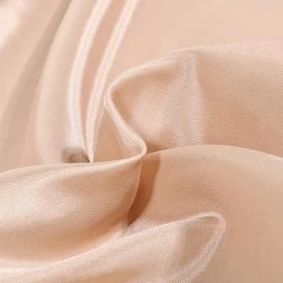 Tissu Doublure Pongé uni Crème - Par 10 cm