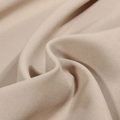 Tissu Burlington uni Beige sable - Par 10 cm