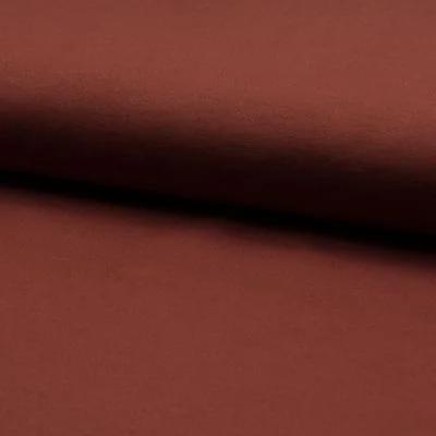 Tissu Bengaline Super stretch uni Brique - Par 10 cm