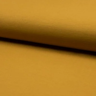 Tissu Bengaline Super stretch uni Moutarde - Par 10 cm