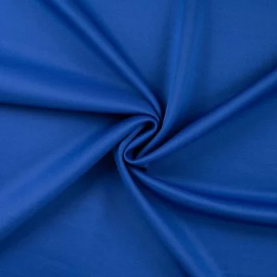 Tissu Jersey Scuba uni Bleu roi - Par 10 cm