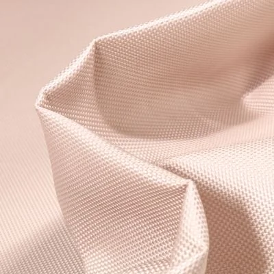 Tissu Toile imperméable uni Cocoon Beige - Par 10 cm