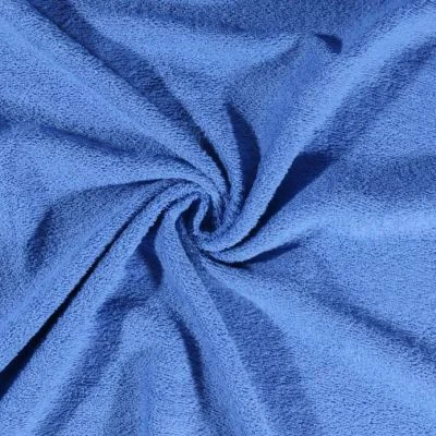 Tissu Eponge Deluxe Bleu - Par 10 cm
