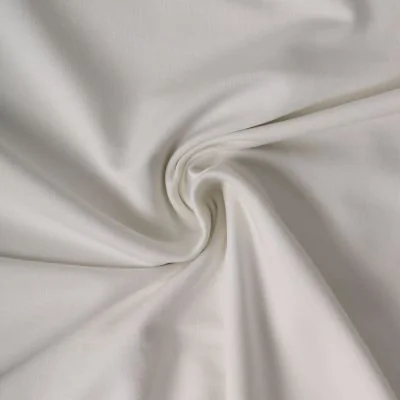 Tissu Sweat léger Soline uni Blanc - Par 10 cm