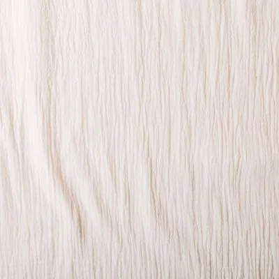 Tissu Double gaze de coton uni Ecru  - Par 10 cm