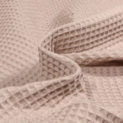 Tissu Nid d&#039;abeille Crème - Par 10 cm