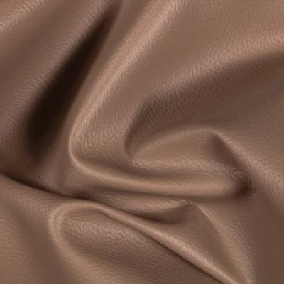 Simili cuir d&#039;ameublement uni Taupe - Par 50 cm