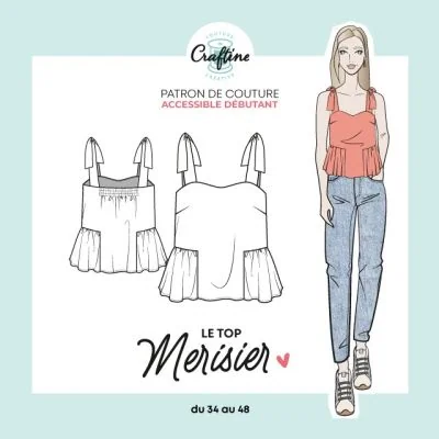 Patron Craftine Top Merisier