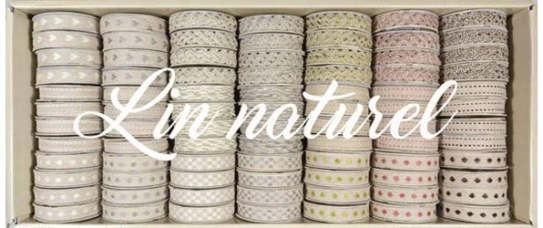 Bobinettes Rubans Lin Naturel