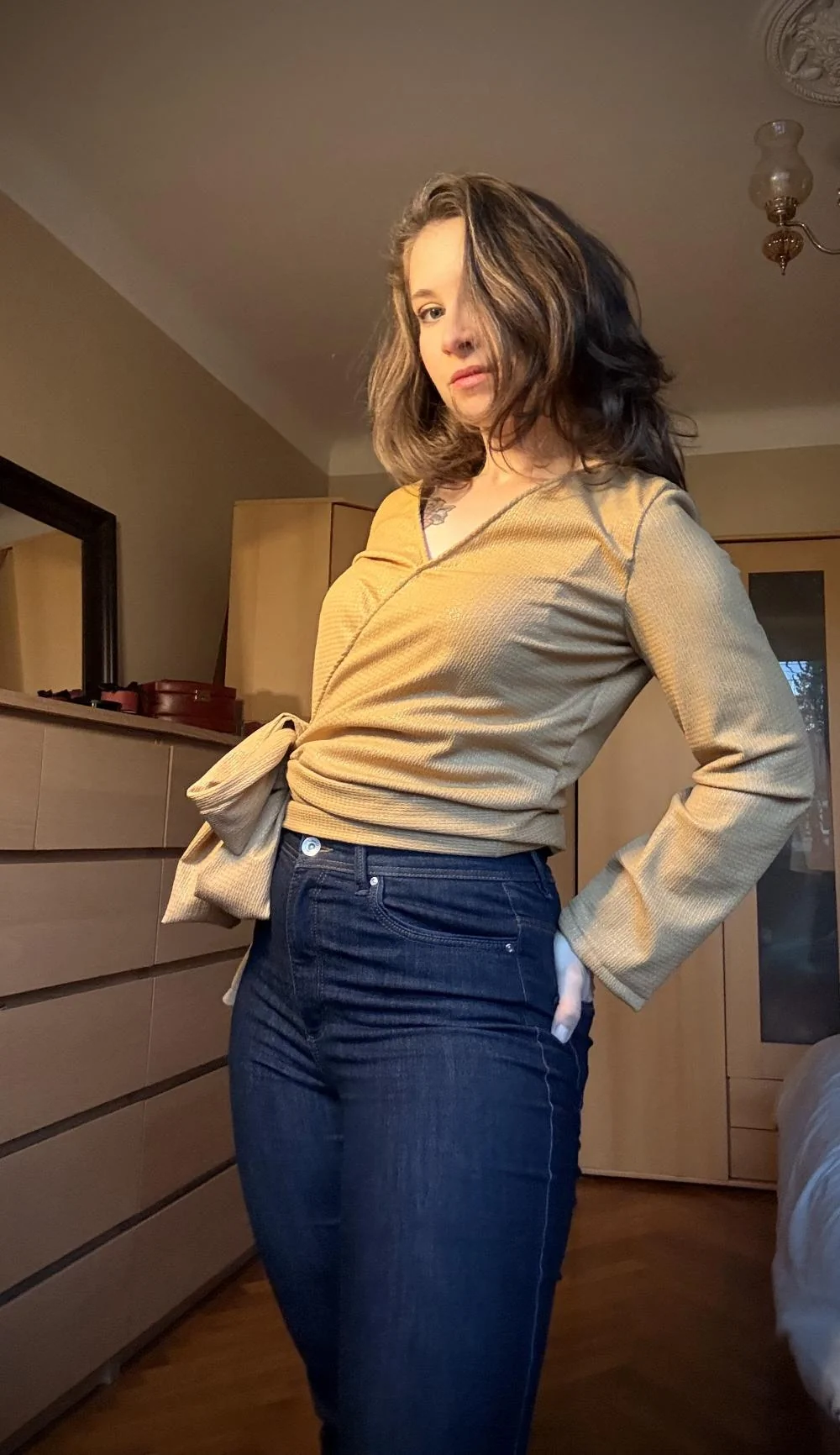 Blouse cache-coeur Lover