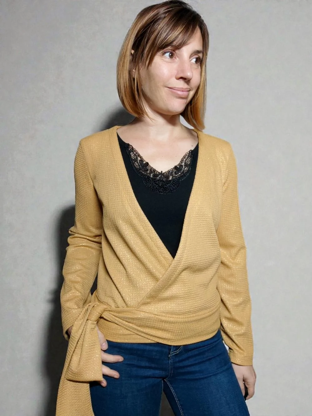 Blouse cache-coeur Lover