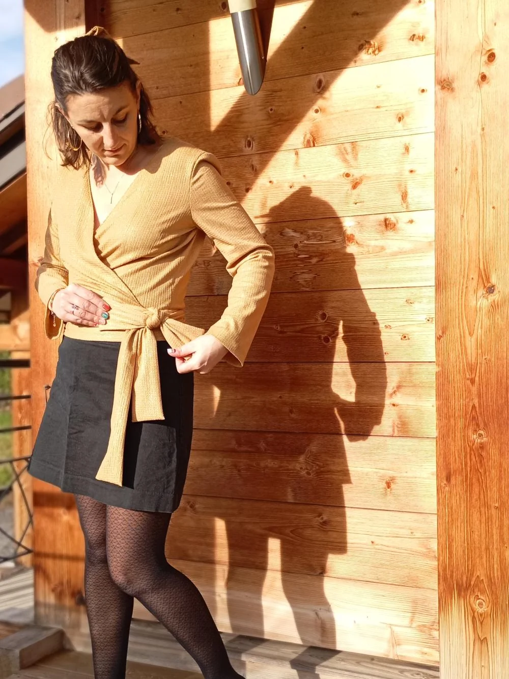 Blouse cache-coeur Lover