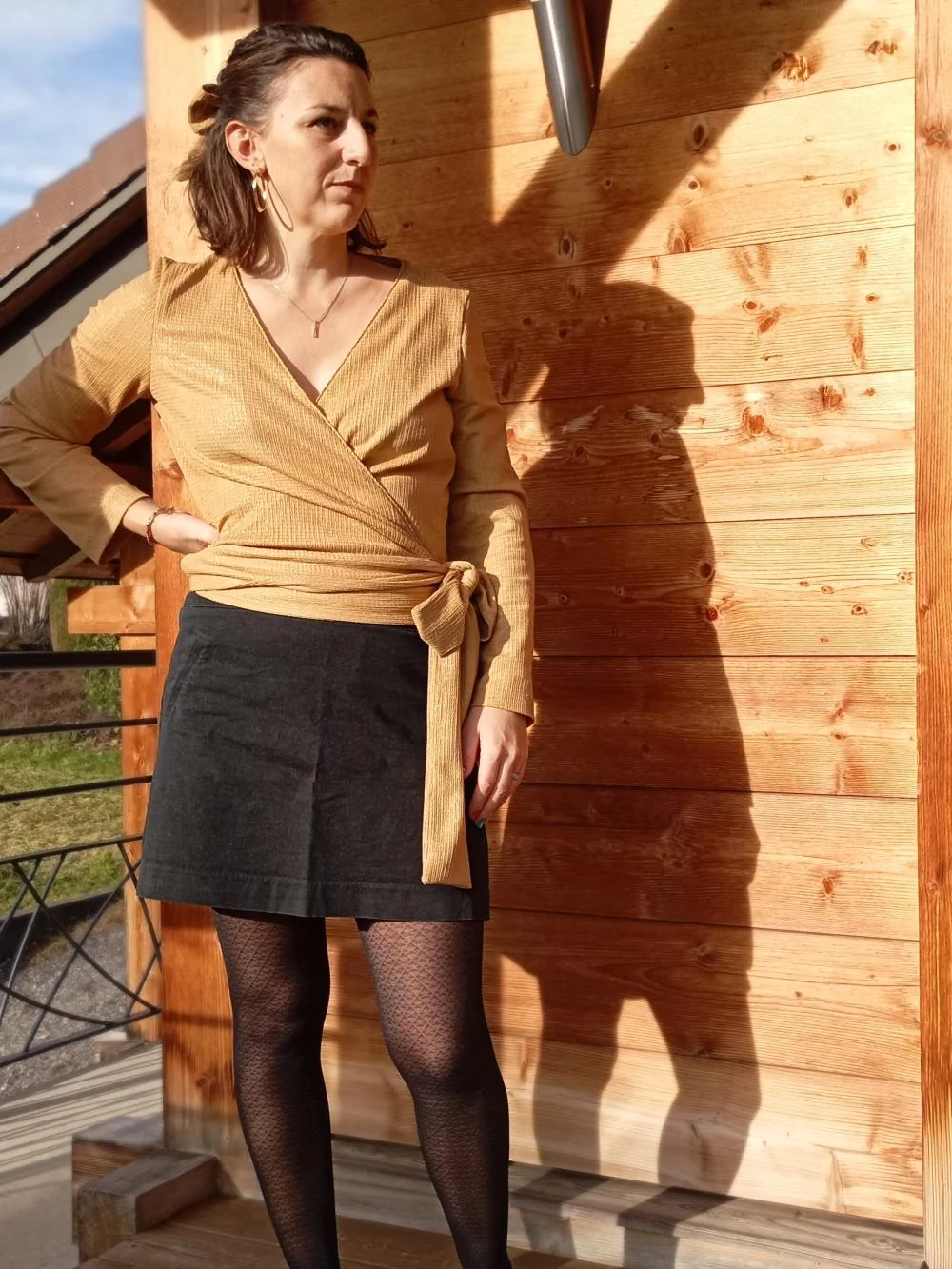 Blouse cache-coeur Lover