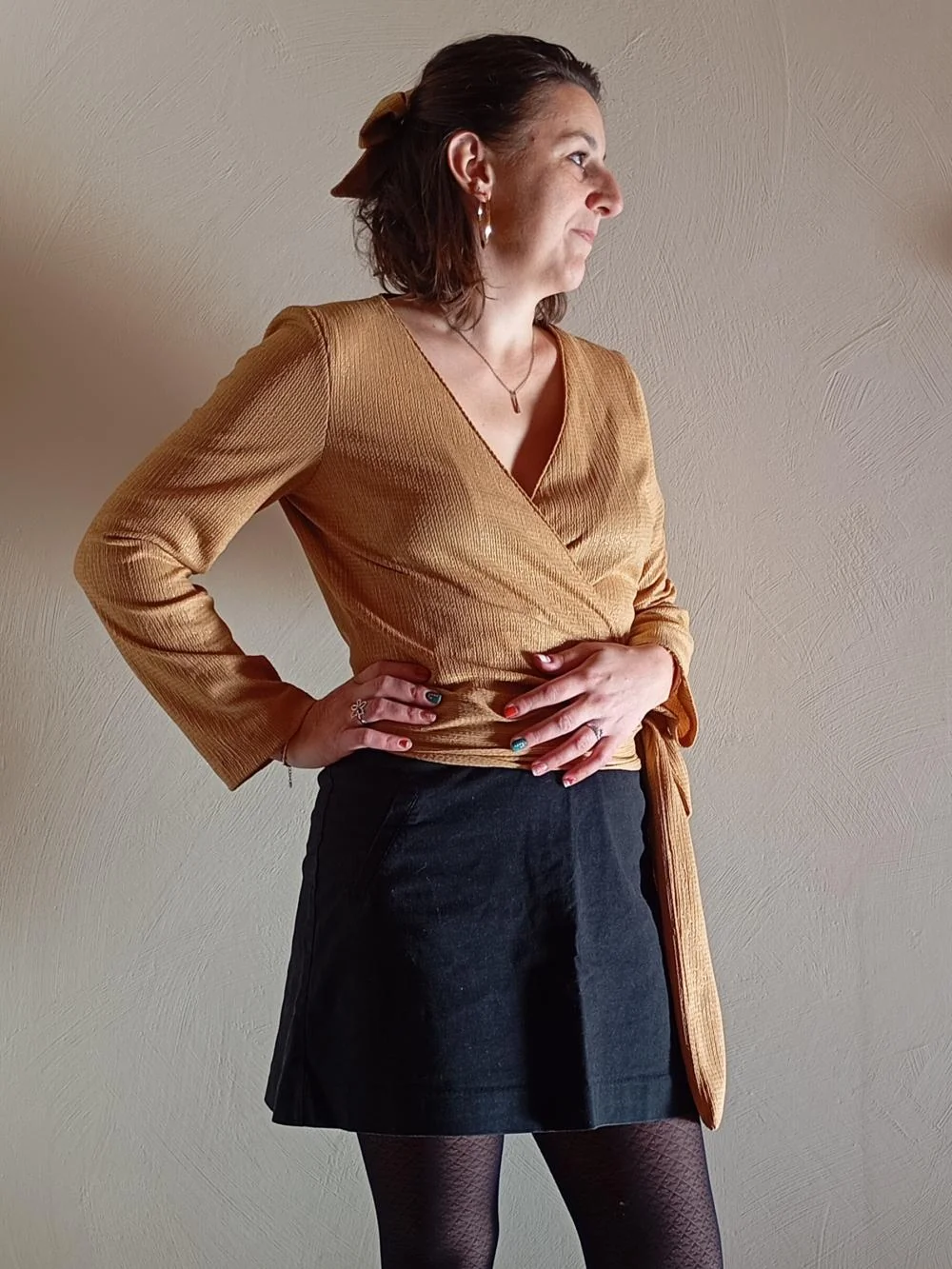 Blouse cache-coeur Lover