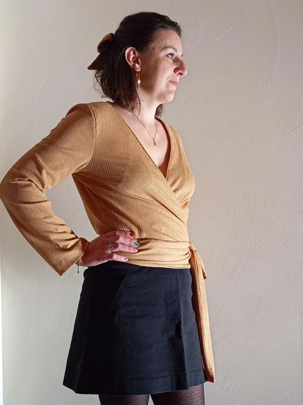 Blouse cache-coeur Lover