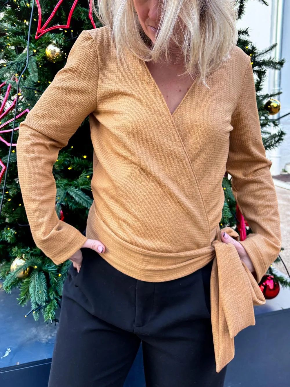 Blouse cache-coeur Lover